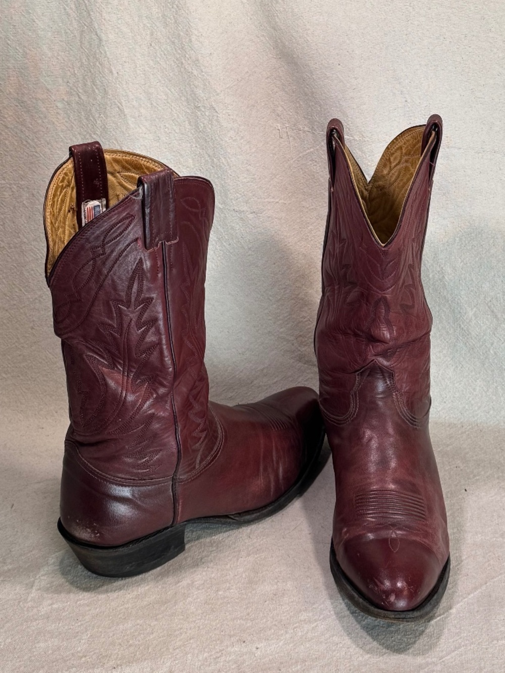 Vintage Nocona Cowboy Boots Mens Size 10E - Picture 7 of 16